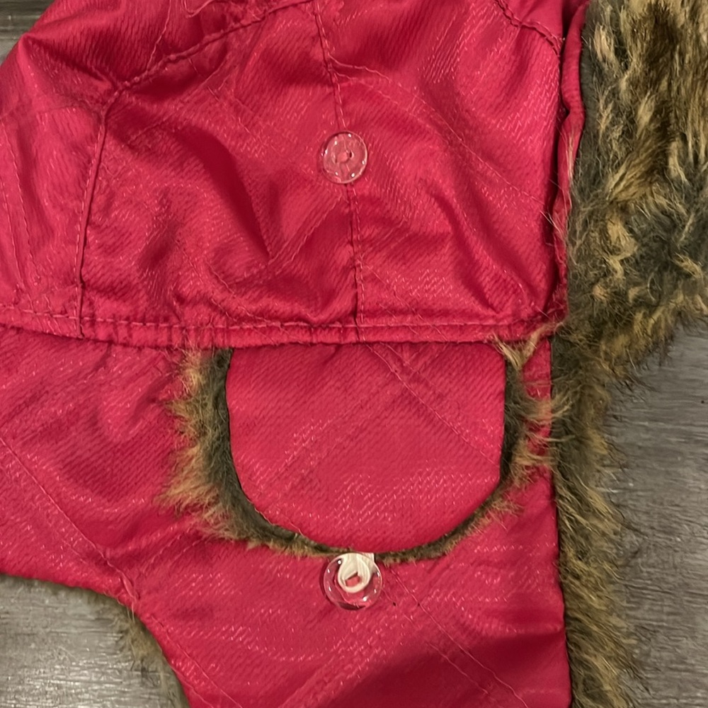 Trapper Hat Cold Weather Fur Super Warm Girls Large Pink